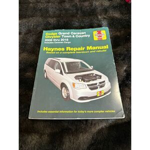 2008-2018 Dodge Grand Caravan and Chrysler T&C Haynes repair manual
